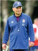  ??  ?? England head coach Eddie Jones
PA