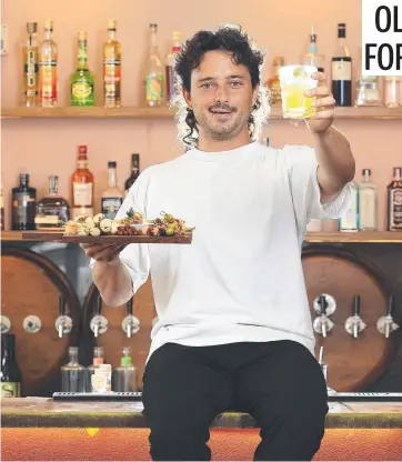  ?? ?? Oli Frost is opening a new venture Lucia Tapas Garden in Tugun. Picture: Adam Head