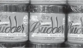  ??  ?? One of the more unique product lines is the CBD nut butters.