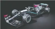  ?? MERCEDES F1 ?? Mercedes unveiled a new black car for 2020.