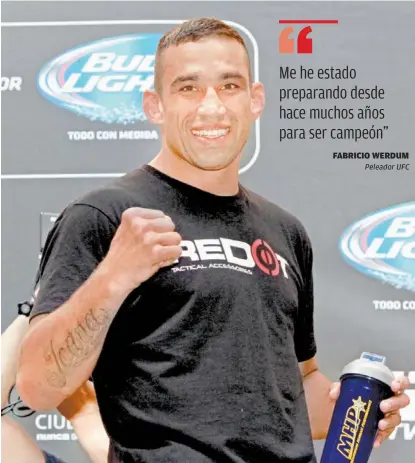  ?? FOTO: SANTIAGO CHAPARRO ?? Fabricio Werdum