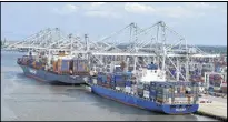  ?? AJC 2014 ?? The U.S. Army Corps of Engineers estimates the Savannah port project will cost $267 million more than projected.