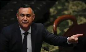  ?? Photograph: Dean Lewins/AAP ?? A spokesman for John Barilaro says driving offences did not contribute to the deputy premier’s decision to take mental health leave.