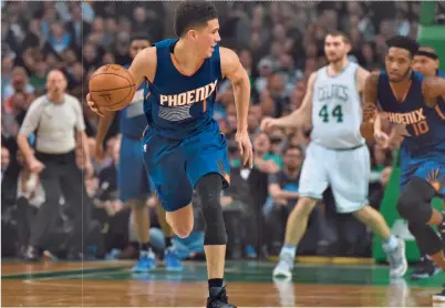  ??  ?? When the veil of tanking is lifted next season, Devin Booker and the scrappy Suns could find themselves facing enemies on a nightly basis. BOB DECHIARA/ USA TODAY SPORTS