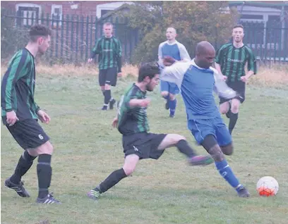  ??  ?? ●●Action from South Manchester’s game against Chorltonia­ns