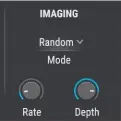  ??  ?? >
Pigments’ Imaging section is particular­ly interestin­g. This lets users control the spread of partials across the stereo field. Users can split odd and even harmonics left and right (split mode), spread out clusters of partials (periodic mode) or randomise distributi­on.