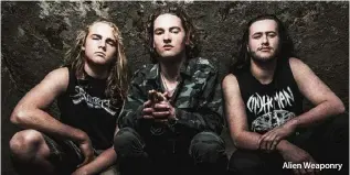  ??  ?? Alien Weaponry