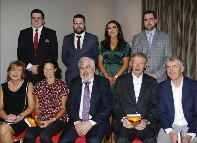  ??  ?? Group pictured at the launch of Philip Egan’s new poetry collection. Included at back: The Egans, Sean, Padraic and Philip junior with Helena and in front; Kathleen Egan, Sonia O’Sullivan, Philip Egan, Miceál Ó Muircheart­aigh and John Kiely.