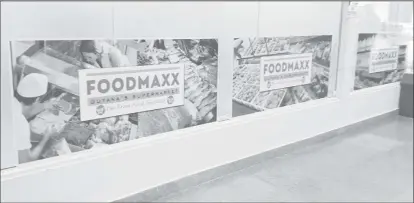  ??  ?? The Foodmaxx Supermarke­t located on the ground floor of Giftland Mall