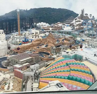  ??  ?? Almost ready: Genting Highland’s 20th Century Fox theme park which is scheduled to open by year-end.