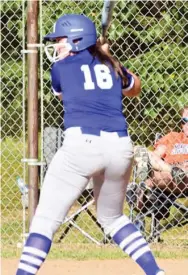  ??  ?? Austin Tucker takes a turn at the plate for Starkville Academy earlier this season. (Photo by Danny P. Smith, SDN file)