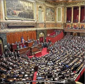  ??  ?? Le Congrès s’est réuni pour la dernière fois à Versailles en novembre 2015.
