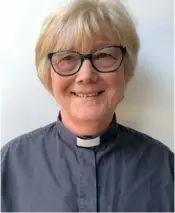  ??  ?? A LISTENING EAR: The Revd Judi Hattaway, of Churches Together Wokingham is supporting the town’s workers