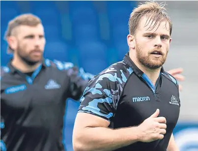  ?? Picture: SNS. ?? Pat McArthur at Scotstoun yesterday as Glasgow prepare for the visit of Treviso.