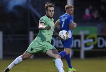  ??  ?? Corey Chambers, who made his return to goalkeepin­g duties after a spell studying overseas.