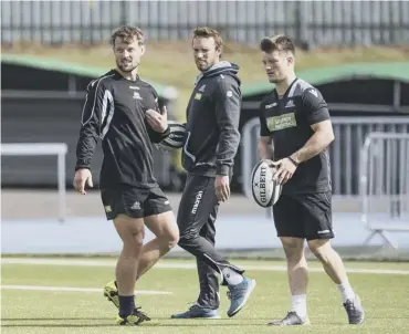  ??  ?? Peter Horne, left, and brother George, right, will line up as half-back partners against Munster.