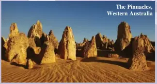  ??  ?? The Pinnacles, Western Australia