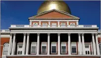  ?? MATT STONE — BOSTON HERALD ?? The Massachuse­tts State House on Oct. 28, 2022 in Boston.