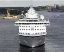  ?? Arkivbild: Henrik Montgomery ?? Birka Cruises fartyg M/S Birka Stockholm anländer till hamnen.