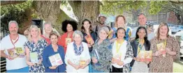  ?? Picture: SUPPLIED ?? FOR THE LOVE OF BOOKS: Some of the local authors who attended the inaugural Joy of Books Festival in July.