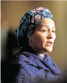  ?? Foto: AP / Bebeto Matthews ?? „Können uns nicht erlauben zu versagen“: Amina Mohammed.