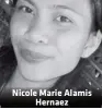  ??  ?? Nicole Marie Alamis Hernaez