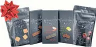  ??  ?? Make mum’s day with a sweet treat from Donovans. Treat your mum to a gift she’ll really love this Mother’s Day with an irresistib­le Donovans chocolate gift pack. Featuring a selection of delicious Donovans chocolate products, including Feijoa Milk...