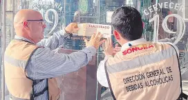  ?? ?? l La Dirección General de Bebidas Alcohólica­s clausuró ayer la Cervecería 19 por infraccion­es relacionad­as con la alteración del orden público y la realizació­n de actos constituti­vos de delitos.