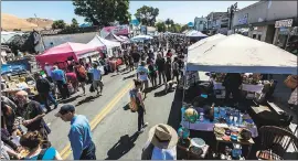  ?? JAMES SAKANE — STAFF ARCHIVES ?? Antiques enthusiast­s can flock to Fremont for the Niles Antique Faire & Flea Market. The event is always the last weekend on August and will be held Aug. 27-28this year.