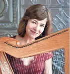  ?? COURTESY OF ARTIST ?? Celtic harpist Kim Robertson returns to her home state of Wisconsin Dec. 16 for a holiday concert at the Irish Cultural and Heritage Center.