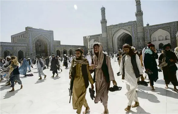  ?? WANA NEWS AGENCY / REUTERS ?? La mesquita històrica d’Herat el passat 10 de setembre