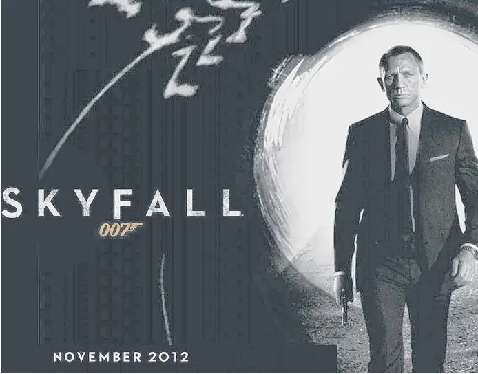  ??  ?? Daniel Craig played James Bond in Skyfall