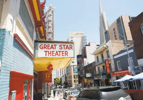  ?? Photos by Scott Strazzante / The Chronicle ?? The Great Star Theater, built in 1925 in San Francisco’s Chinatown, has been restored and is reopening soon.