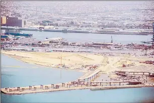  ?? KUNA photo ?? Sheikh Jaber Bridge project