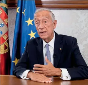  ?? ?? Marcelo Rebelo de Sousa estará atento ao novo clima político