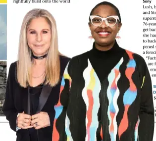  ??  ?? Cécile McLorin Salvant. Far left, Barbra Streisand.