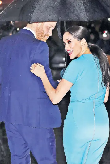  ?? ?? Prince Harry claims that when he told the King that Meghan would probably stop acting, he replied: ‘We don’t have money to spare’