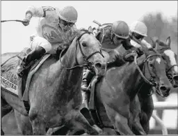  ?? BARBARA D. LIVINGSTON ?? A Raving Beauty (left) enters the Diana off a victory in the Grade 1 Just a Game for trainer Chad Brown on June 9.