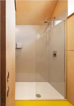  ??  ?? SHOWER ROOM This generous space has simple fittings and can be closed off with sliding doors FOR STORE DETAILS SEE
WHERE TO BUY PAGE