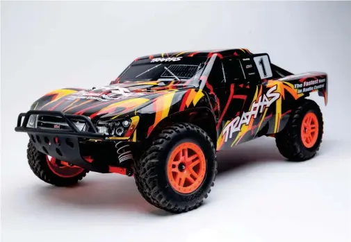  ??  ?? Traxxas Slash 4X4 LOW-CG (Low Center of Gravity) Conversion Kit P/N: 7421 MSRP: $75 traxxas.com