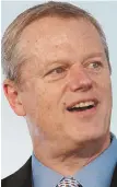  ??  ?? GOV. CHARLIE BAKER