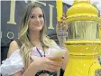  ?? RAY SPITERI/POSTMEDIA NEWS FILE PHOTO ?? Aly Tomas pours Warsteiner beer during the inaugural Niagara Falls Oktoberfes­t that took place at Scotiabank Convention Centre in Niagara Falls last fall. The second annual Oktoberfes­t is scheduled for Oct. 13 and 14.