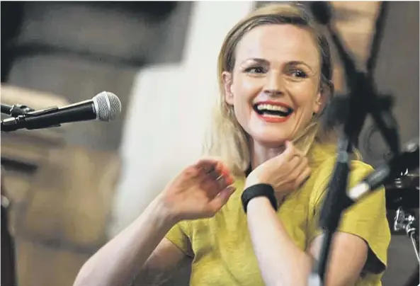  ??  ?? Maxine Peake is one of the performers involved with the National Theatre learning programme