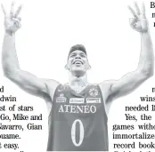  ?? PHOTOGRAPH BY RIO DELUVIO FOR THE DAILY TRIBUNE @tribunephl_rio ?? THIRDY Ravena