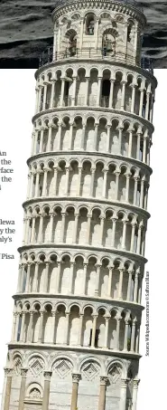  ?? ?? Right: Kamo‘oalewa is roughly the size of Italy’s Leaning Tower of Pisa