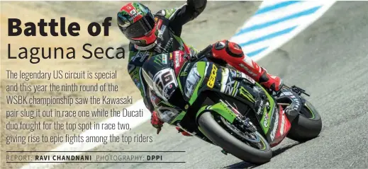  ?? PHOTOGRAPH­Y: DPPI ?? Three laps in second and eighteen in the lead saw Tom Sykes clinch the victory in race two