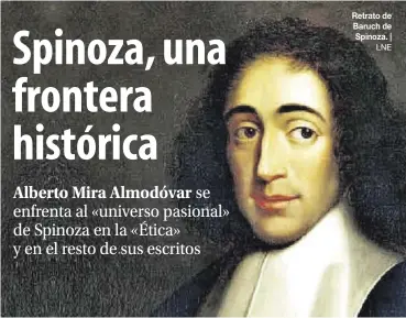  ?? LNE ?? Retrato de Baruch de Spinoza. |