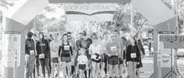  ?? LITERACY COALITION OF PALM BEACH COUNTY / COURTESY ?? The 11th annual LOOP for Literacy will take place virtually for the first time from Feb.19 to 28.