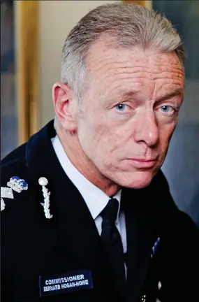  ??  ?? Met chief: Bernard Hogan-Howe was rewarded with a peerage