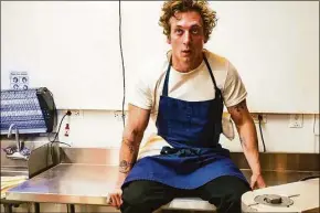  ?? Matt Dinerstein / Associated Press ?? Jeremy Allen White in a scene from “The Bear,” where he stars as Carmen “Carmy” Berzatto, a five-star chef running a Chicago dive sandwich shop that he inherited from his older brother.